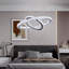 Lustre unique à 2 lumières DEL avec détails en cristal Chloe-Anne-1602405643-1602405641