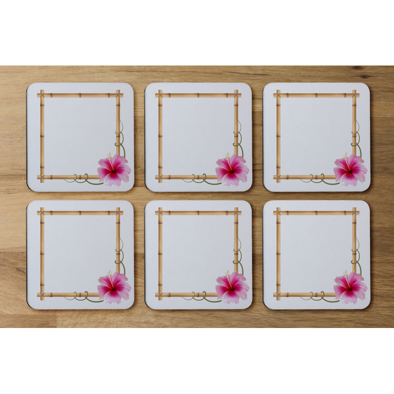 Square 6 Piece Coaster Set