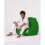 Fauteuil à billes de qualité supérieure, vert uni, 45,3 po x 51,2 po x 15,4 po | 100% polyester imperméable, rembourré avec 100% de mousse de styromousse originale | Système de fermeture à glissière caché, moderne et élégant pour le divertissement en plein air-2120358748