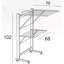 Foldable Freestanding Drying Rack