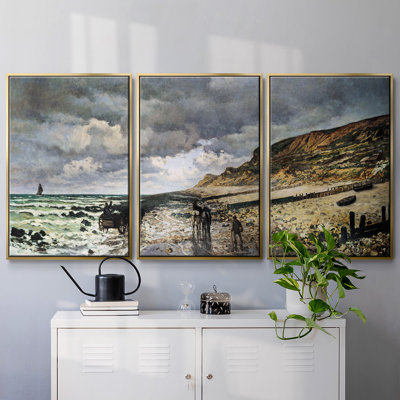 Monet, reproduction sur toile 3 pièces