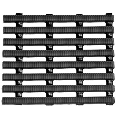 Durable Corporation 2 in. W x 8 in. L Garage Flooring Roll Drain Tiles in