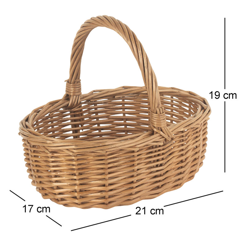 Wicker Mini Shopper Basket