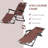 Outsunny Folding Chaise Lounge Chair For Outside, 2-In-1 Tanning Chair With Pillow & Pocket, Adjustable Pool Chair For Beach, Patio, Lawn, Deck, Brown-1782817872