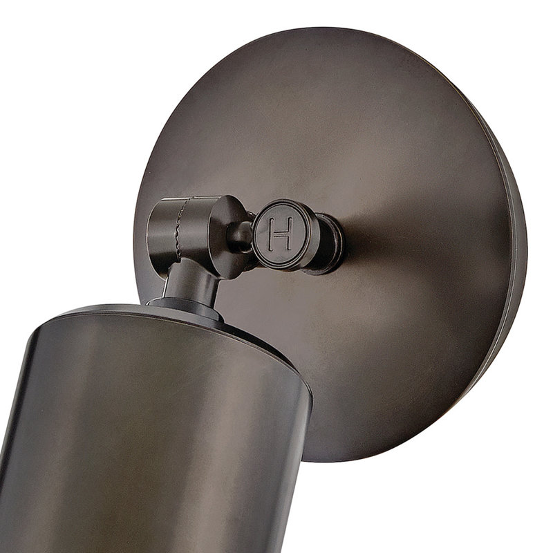 Pratt 12.5" Aluminum Pivotable Wall Mount Lantern, Black Oxide