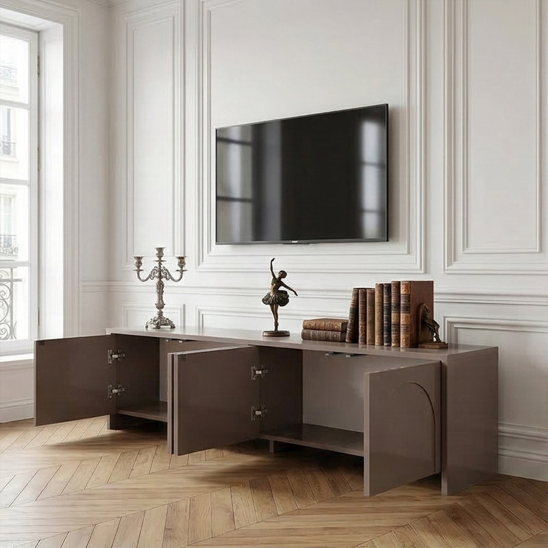 Console multimédia 71 po avec détails arqués Olsen, Atlas