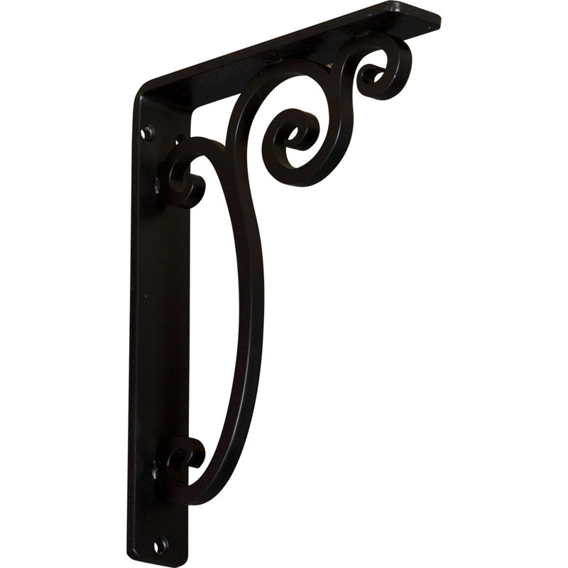 Support en fer forgé Avery, 1,5 po x 10 po