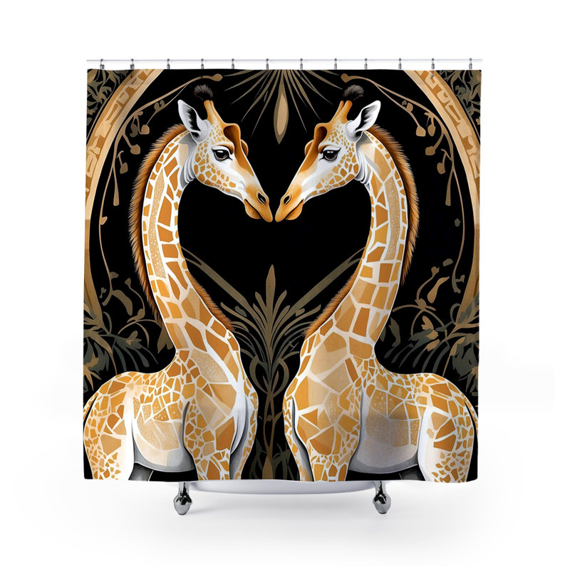 Gilford Giraffe Shower Curtain