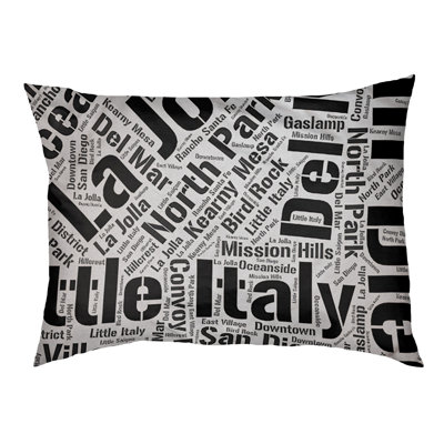 Coussin de chien « districts »