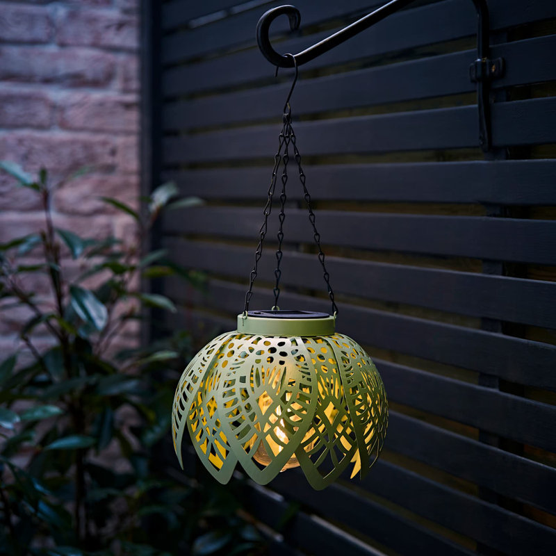 Outdoor Hanging Lantern, Green