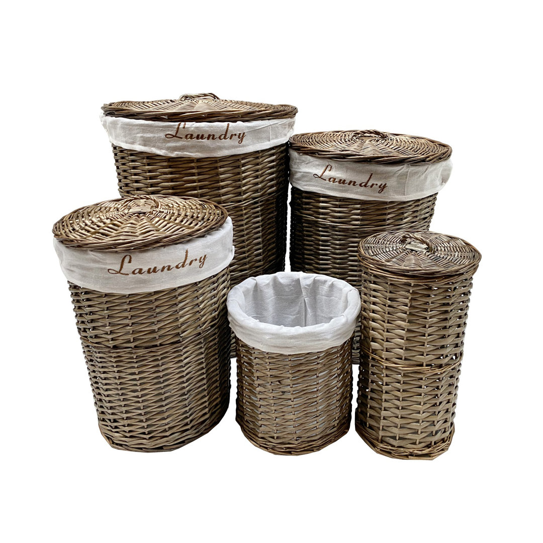 Wicker Laundry Bin
