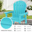 Chaise Adirondack d'extérieur en PEHD, chaise de bar de patio-1621796763