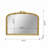 Baroque Style Gold Arch Mirror-651675116