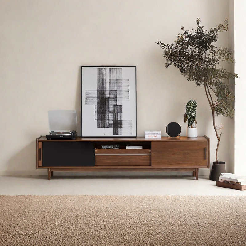 Meuble télé de style rétro