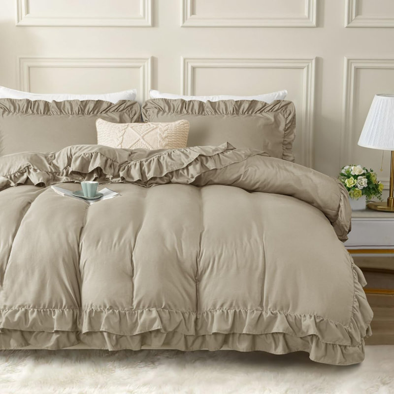 No Pattern Duvet Cover Set