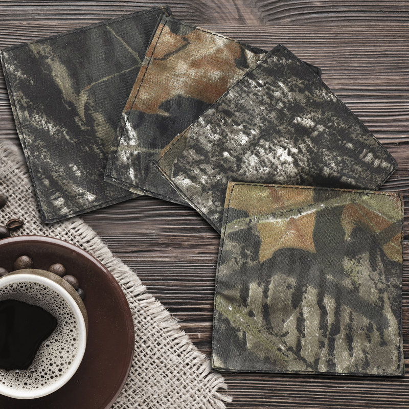 Cotton Square 4 Piece Coaster Set
