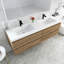 72 po Meuble-lavabo mural double avec lavabo W
