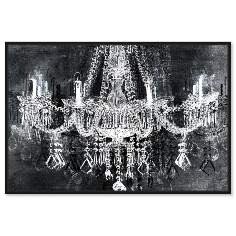 «Burst Creative Crystaltraction», impression sur toile tendue, H 24 po x l 16 po, Cadre noir