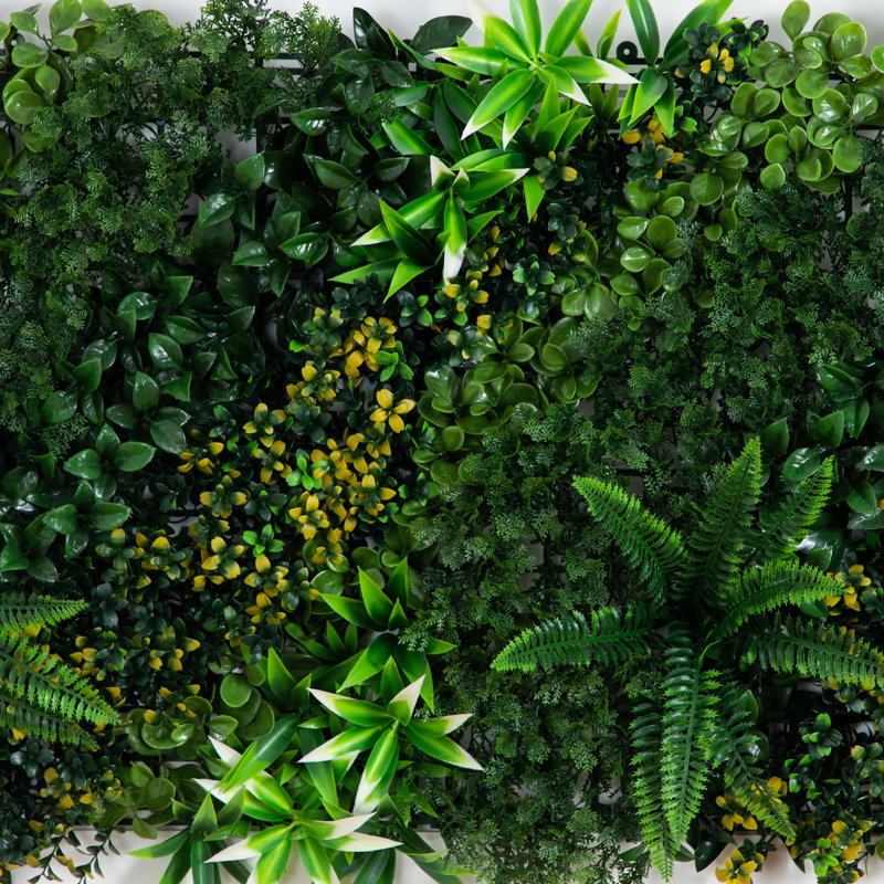 20 po x 40 po Panneau mural vivant artificiel résistant aux rayons UV (intérieur / extérieur)