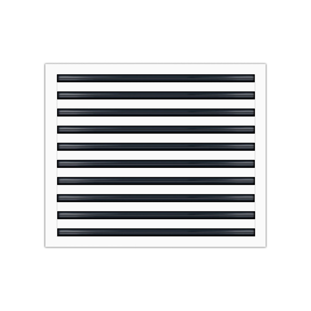 BUILDMART - 24x20 Modern AC Vent Cover - Standard Linear Slot Diffuser - Register Grille / 