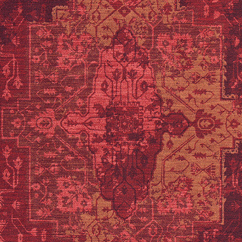 Tapis oriental rouge Goutier Saxon Sultan, Rectangle 7 pi 8 po x 10 pi 9 po