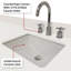 Ensemble de meuble-lavabo et robinet en marbre gris-1610472504