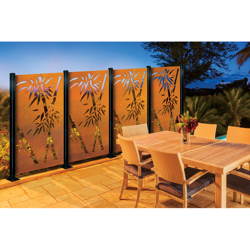 Steel Bamboo Decorative Panel