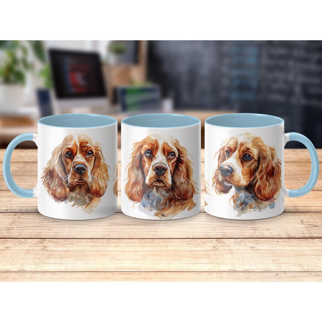 Cocker Spaniel Watercolor Art 11oz Coffee Mug