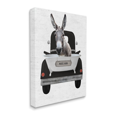 «Nice A ** Donkey Expression sur toile» par Art graphique