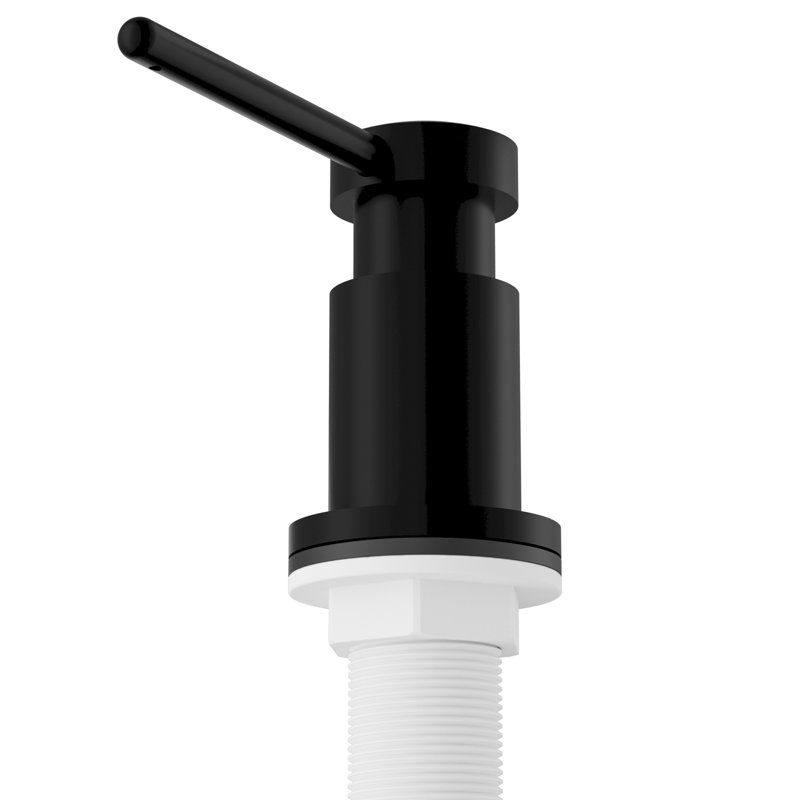Karran SD55 Kitchen Soap/Lotion Dispenser Matte Black, Matte Black