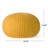 Cotton Upholstered Round Pouf Ottoman-2002938651