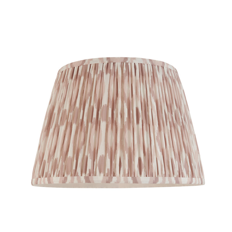 Ikat Lamp Shade, Beige, 24cm H x 25cm W x 35cm D
