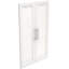 Portes d'organisation modulaires de style Shaker, conception en bois massif avec poignées en nickel satiné, compatibles avec les unités de rangement empilables