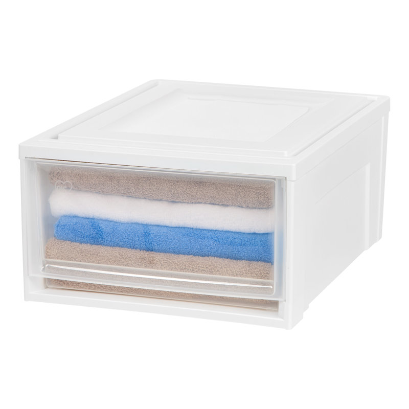 15.75 in. x 9 in. White Box Chest Drawer, Medium