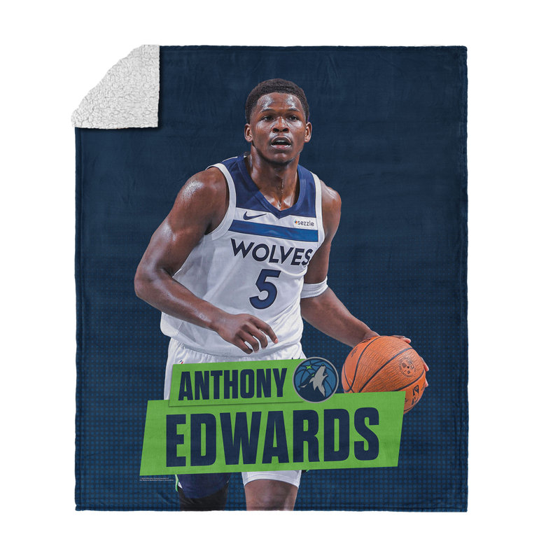 Jeté en sherpa NBA Minnesota Timberwolves Anthony Edwards