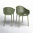 Farrah Stacking Patio Dining Armchair-2003565900