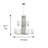 9 - Light Dimmable Tiered Chandelier