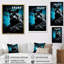 «Red Blue Panther Hidden Observer Infrared» sur impression sur toile-91382245-91382246