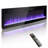60" Electric Fireplace, Recessed And Wall-Mounted Fireplace