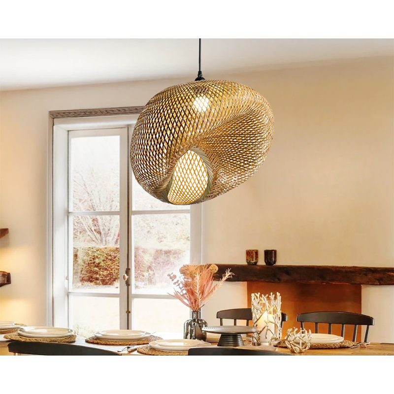 Luminaire suspendu tissé à la main Ecochic Novelty