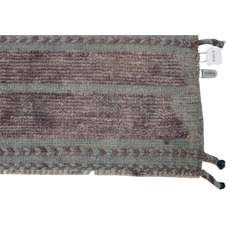 Wool Striped Area Rug
