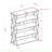 Vizcarrondo 57.63"H Metal Etagere Bookcase