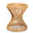 Rattan Knotts Pedestal End Table