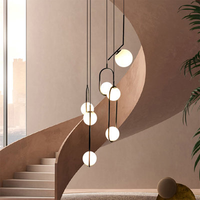 Luminaire suspendu à 7 lumières Josy