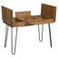 Bureau d'écriture Rustic Amber avec 4 rangements cachés