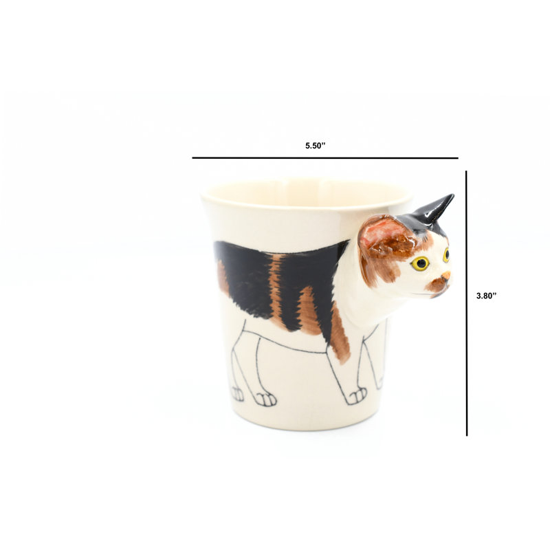 Elam129 Calico Cat Elam 10 oz