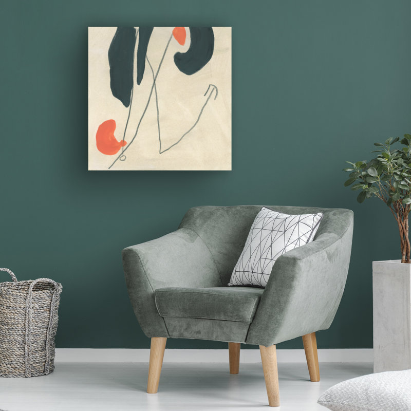 Mid-Century Dreaming Miro II sur toile, H 14 po x l 14 po x P 2 po