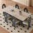 Ingelise Solid Wood Base Dining Table-1170764252