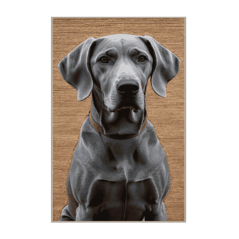  Tapis lavable pour chiens Weimaraner, Tapis de couloir 2 pi x 4 pi