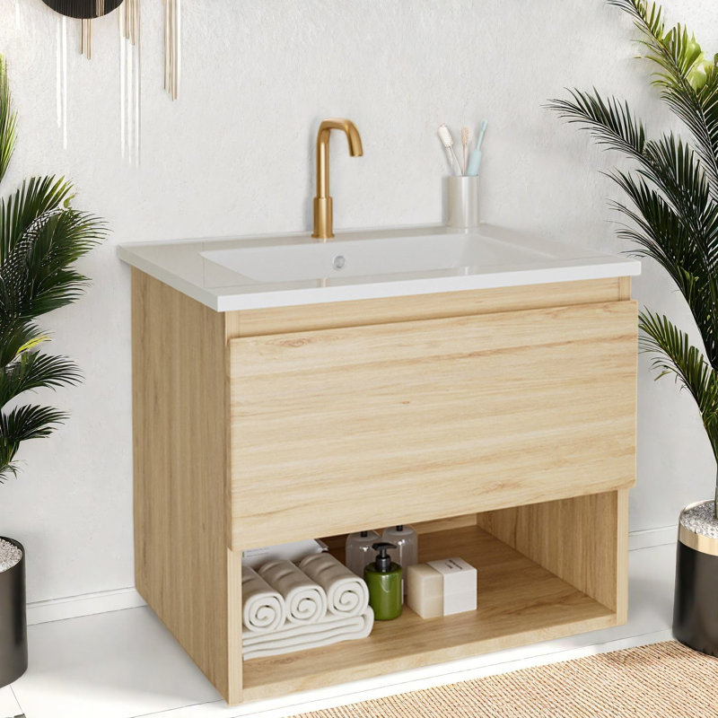 Wall Mounted With Ceramic Top